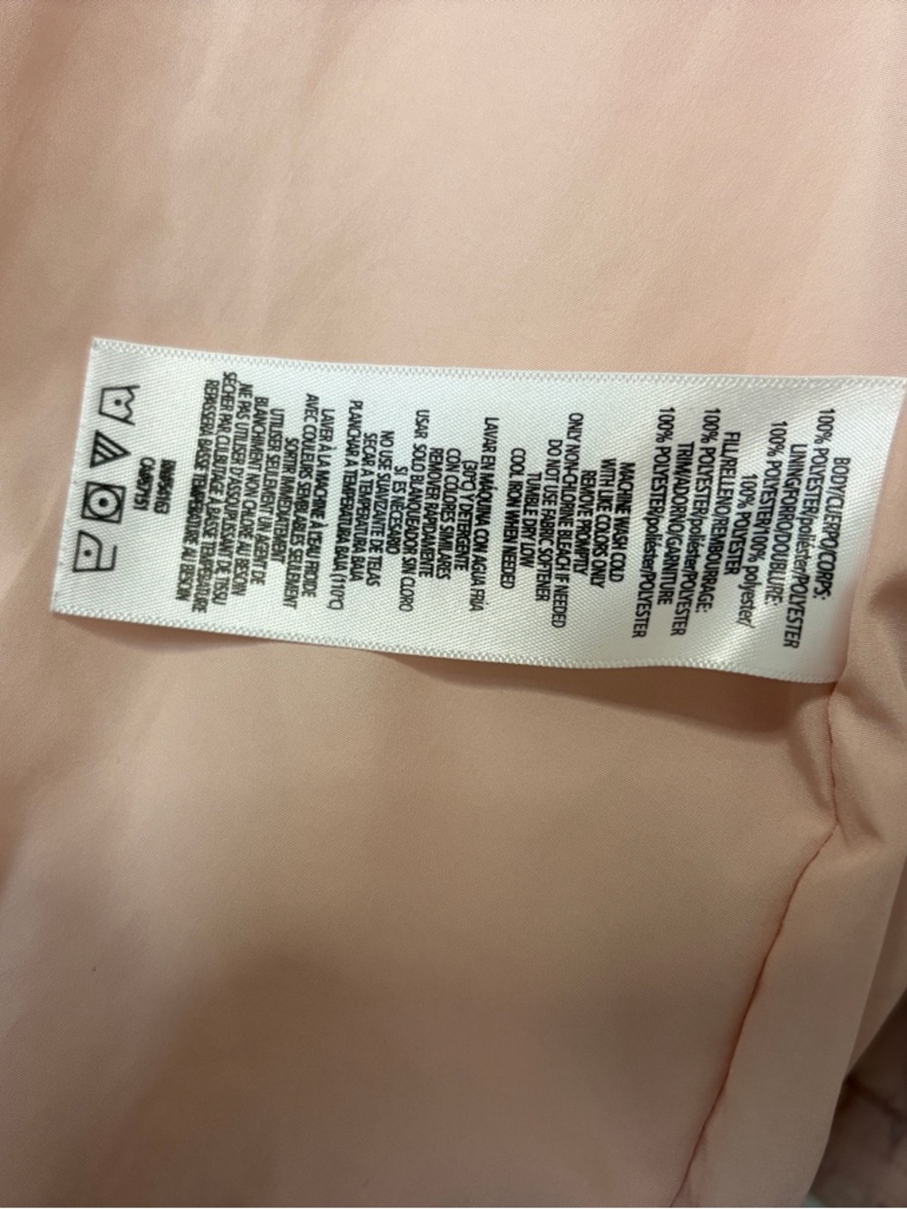 Calvin Klein Performance Quilted Puffer Vest in Light Pink - Picture 4 of 4